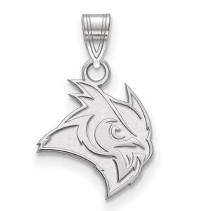 14k White Gold Rice U. Small Pendant